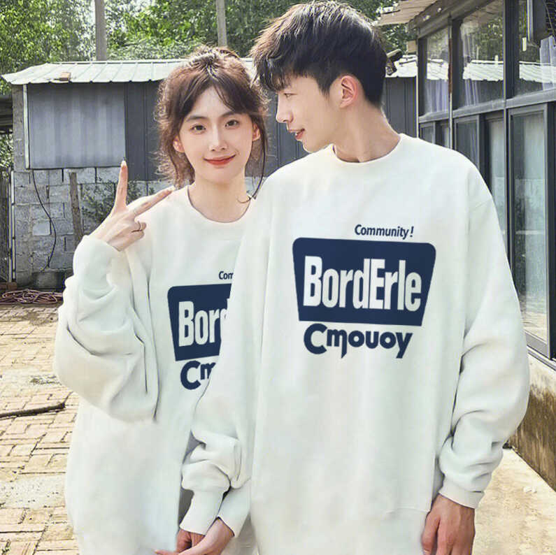 港風加絨圓領衛衣潮牌ins寬松情侶外套 熊大大男女裝