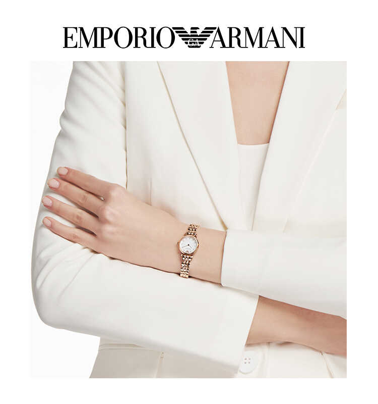 白月光氣質手表石英女款腕表AR1763 Emporio Armani/阿瑪尼