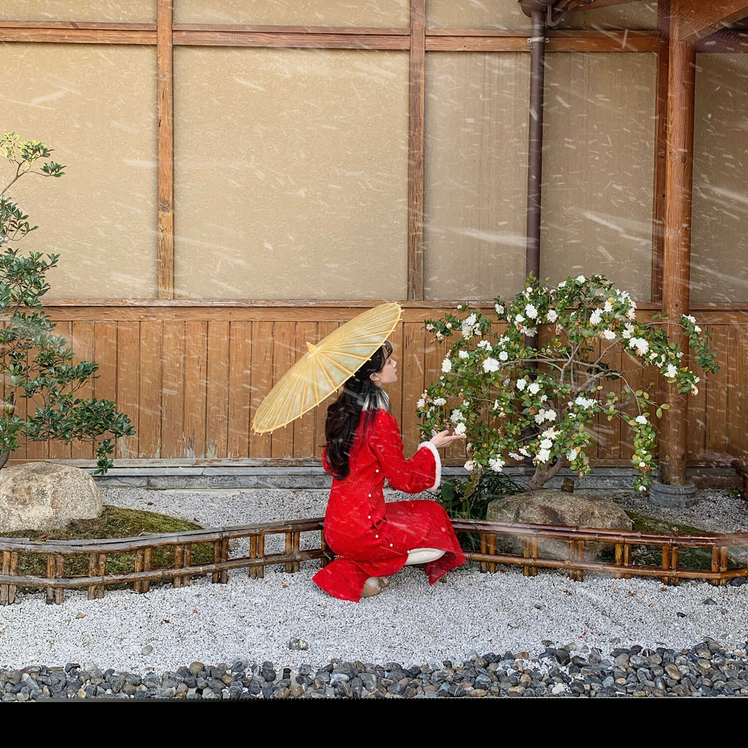 雪姬原創古法傳統全開襟旗袍