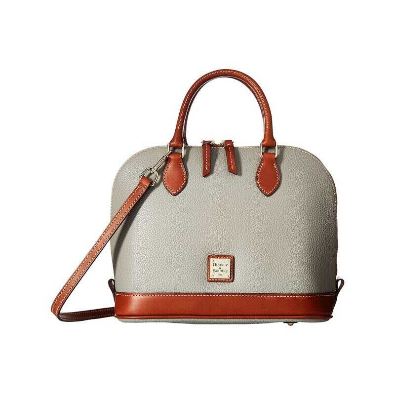 Dooney&Bourke女款皮革大容量貝殼包單肩包手提斜挎可拆卸肩帶